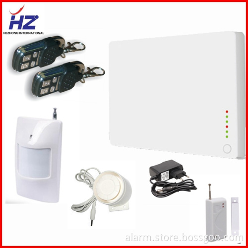 security home alarm gsm SMS alert intelligent residential alarme